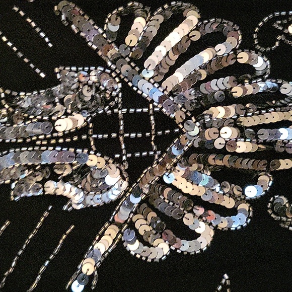 Ruffled Sleeve Sequin Maxi Dress - Picture 5 of 5